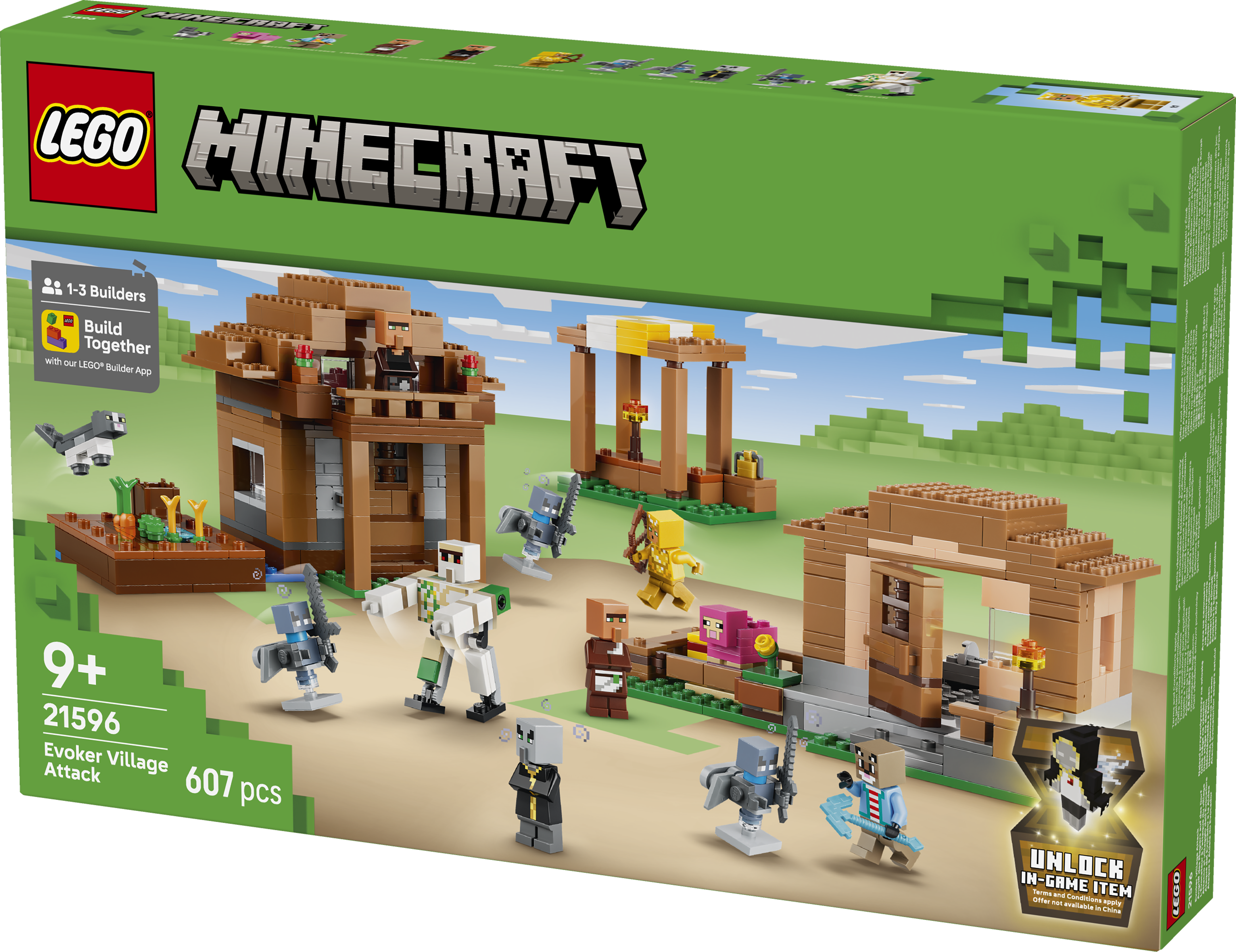 LEGO® Minecraft 21596 Útok Mága na vesnici