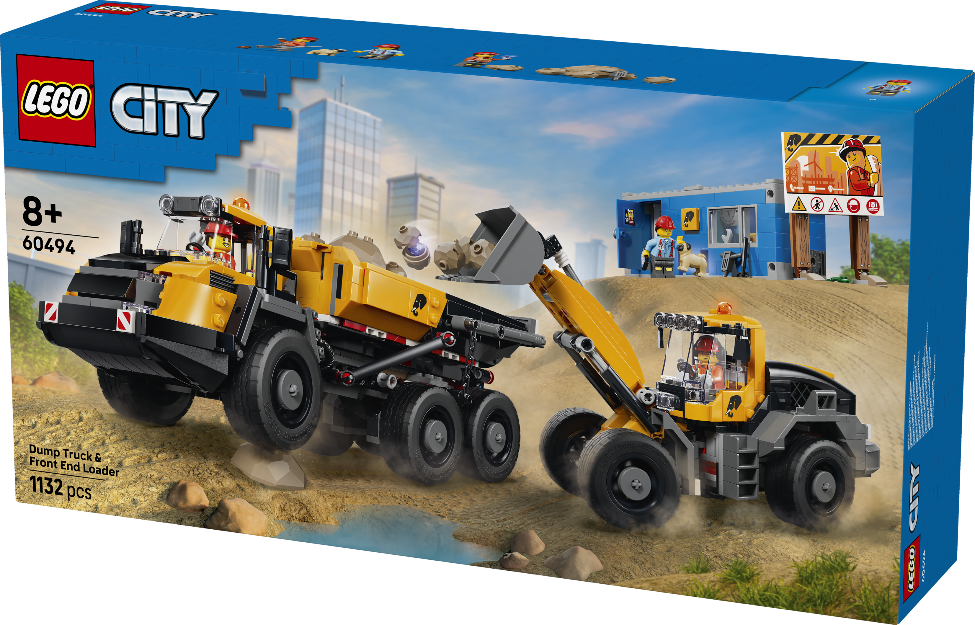 LEGO® City 60494 Sklápěč a čelní nakladač
