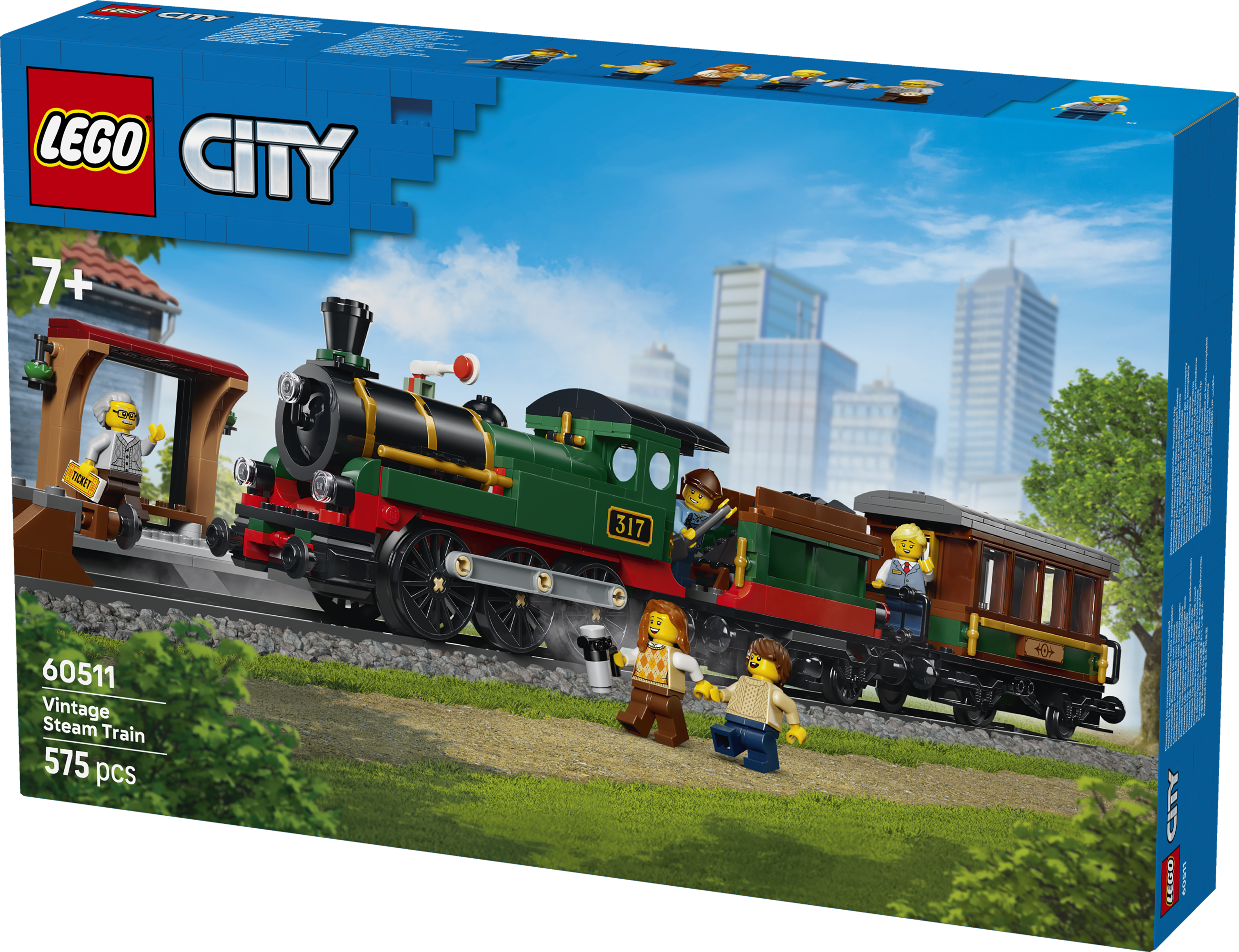 LEGO® City 60511 Vintage parní vlak
