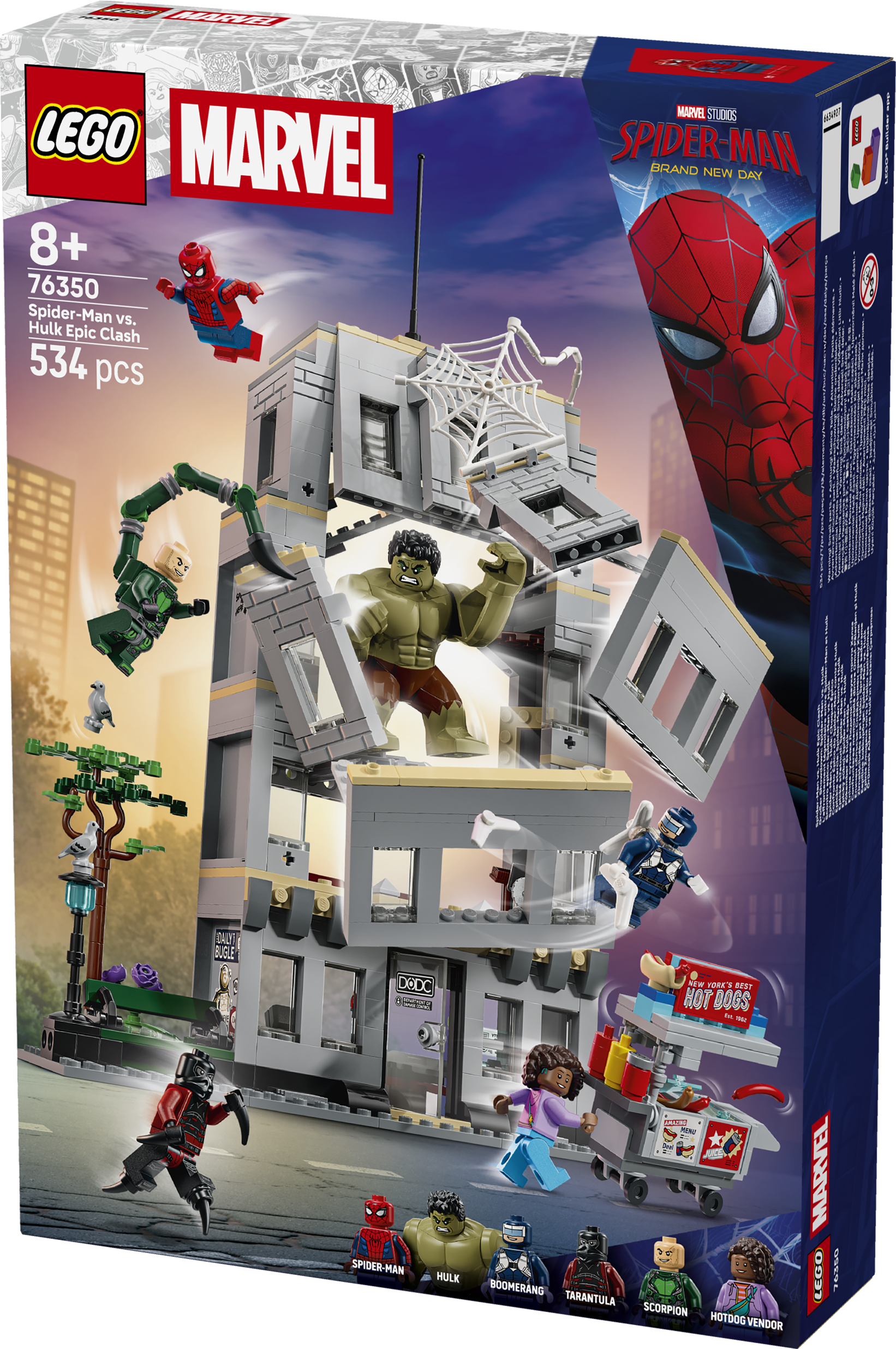 LEGO® SUPER HEROES 76350 Epické střetnutí: Spider-Man vs. Hulk