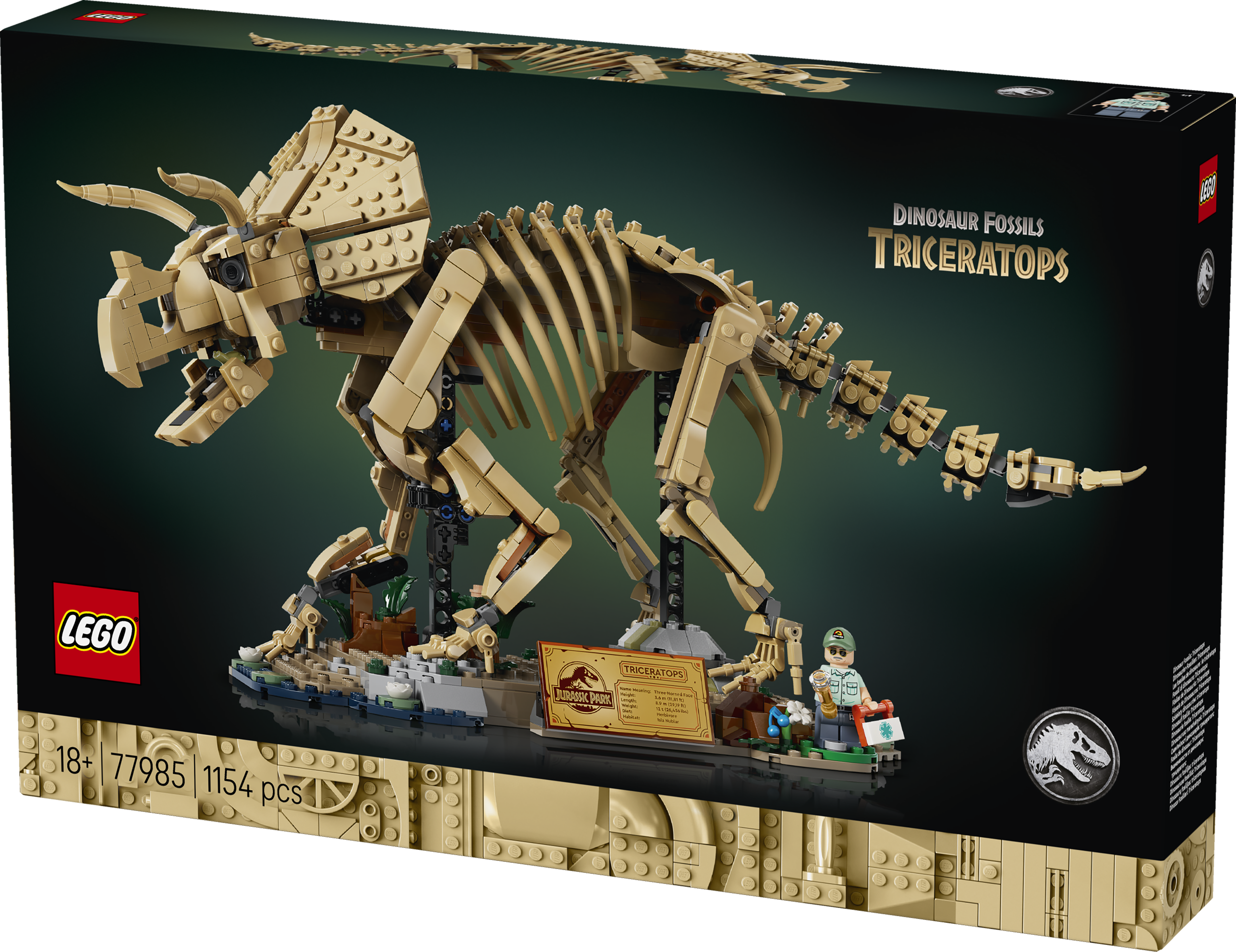 LEGO® Jurassic World 77985 Dinosauří fosilie: Triceratops