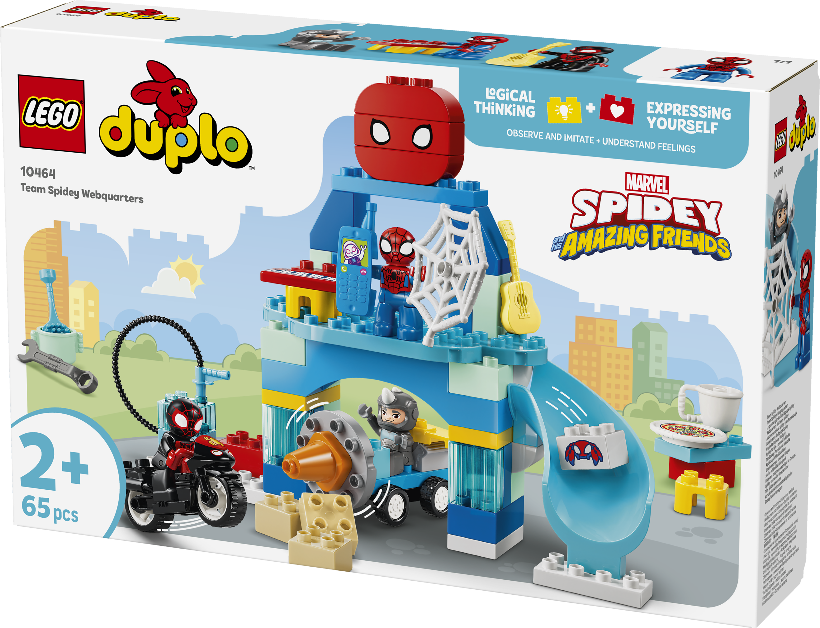 LEGO® Marvel 10464 Spideyho tým a pavoučí základna
