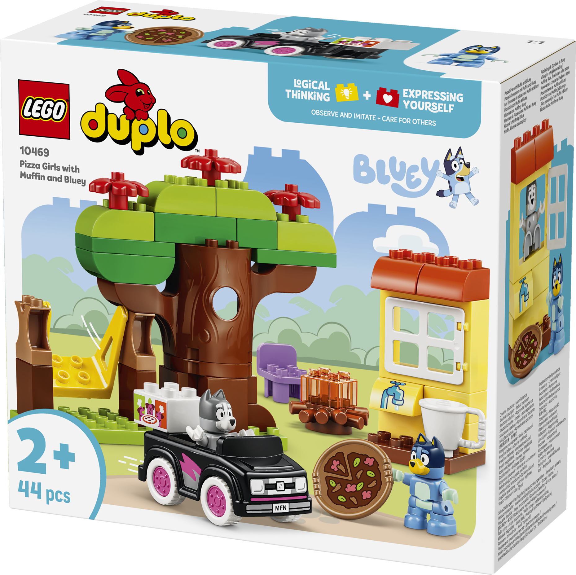 LEGO® DUPLO Bluey 10469 Muffin, Bluey a rozvoz pizzy