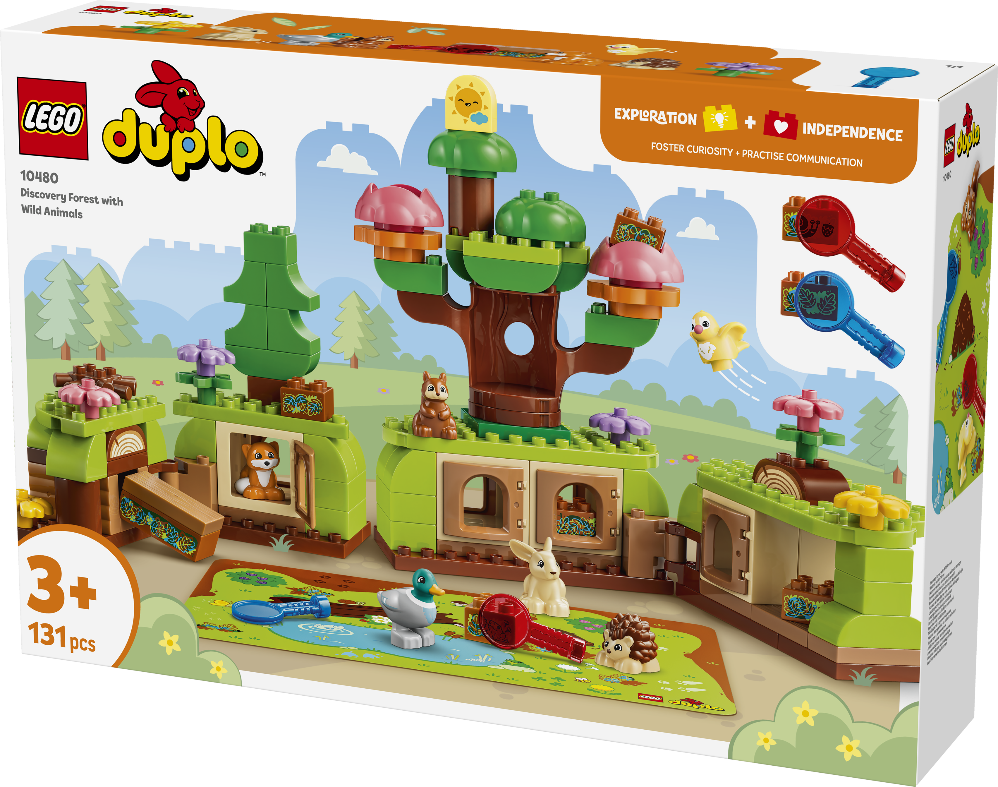 LEGO® DUPLO 10480 Les plný objevů a divokých zvířátek
