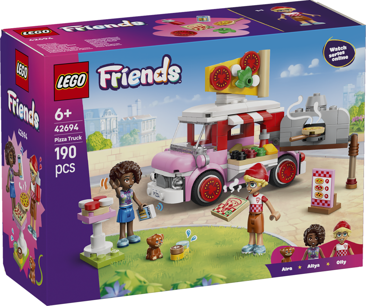 LEGO® Friends 42694 Pojízdný stánek s pizzou