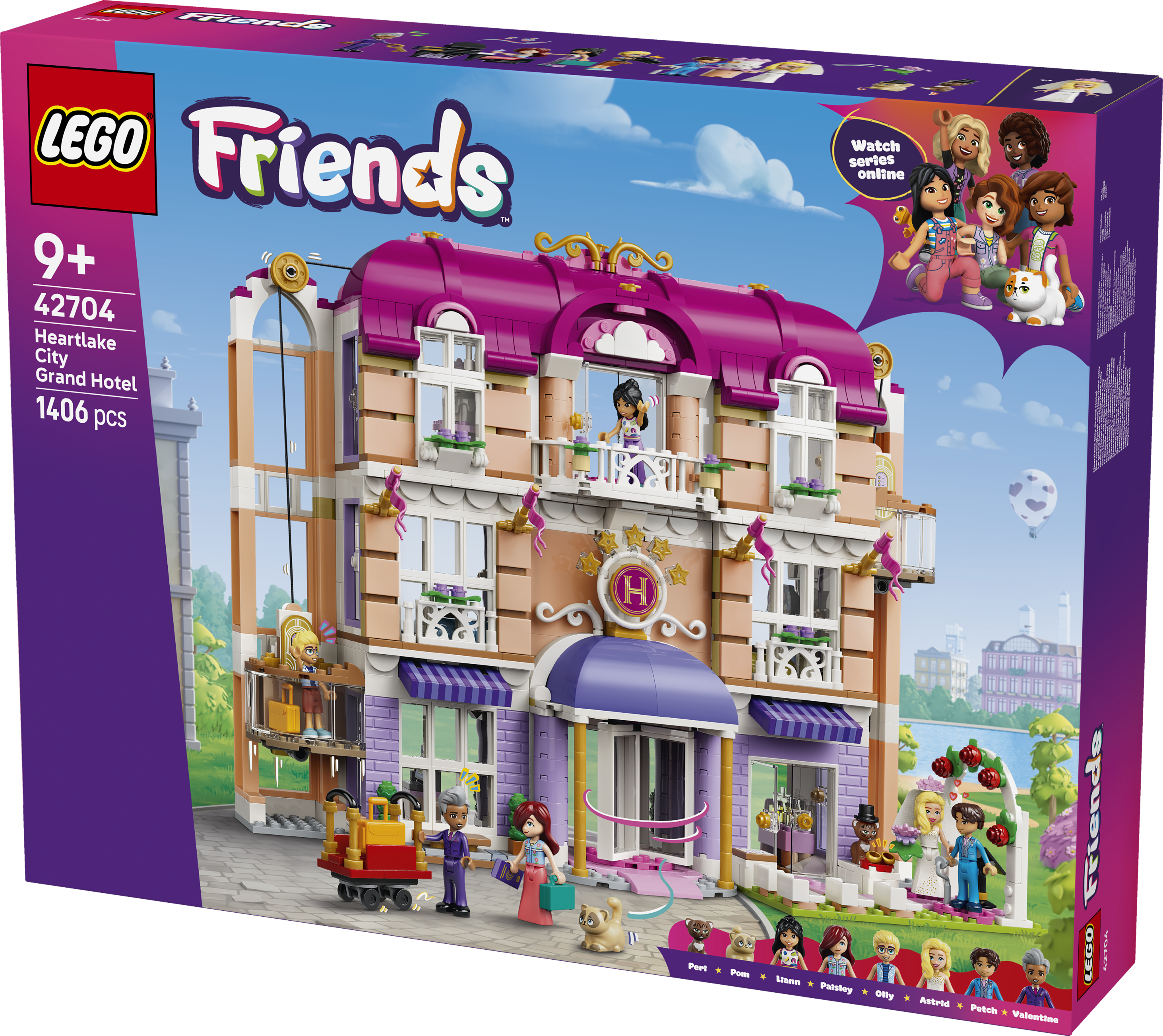 LEGO® Friends 42704 Grand Hotel v městečku Heartlake