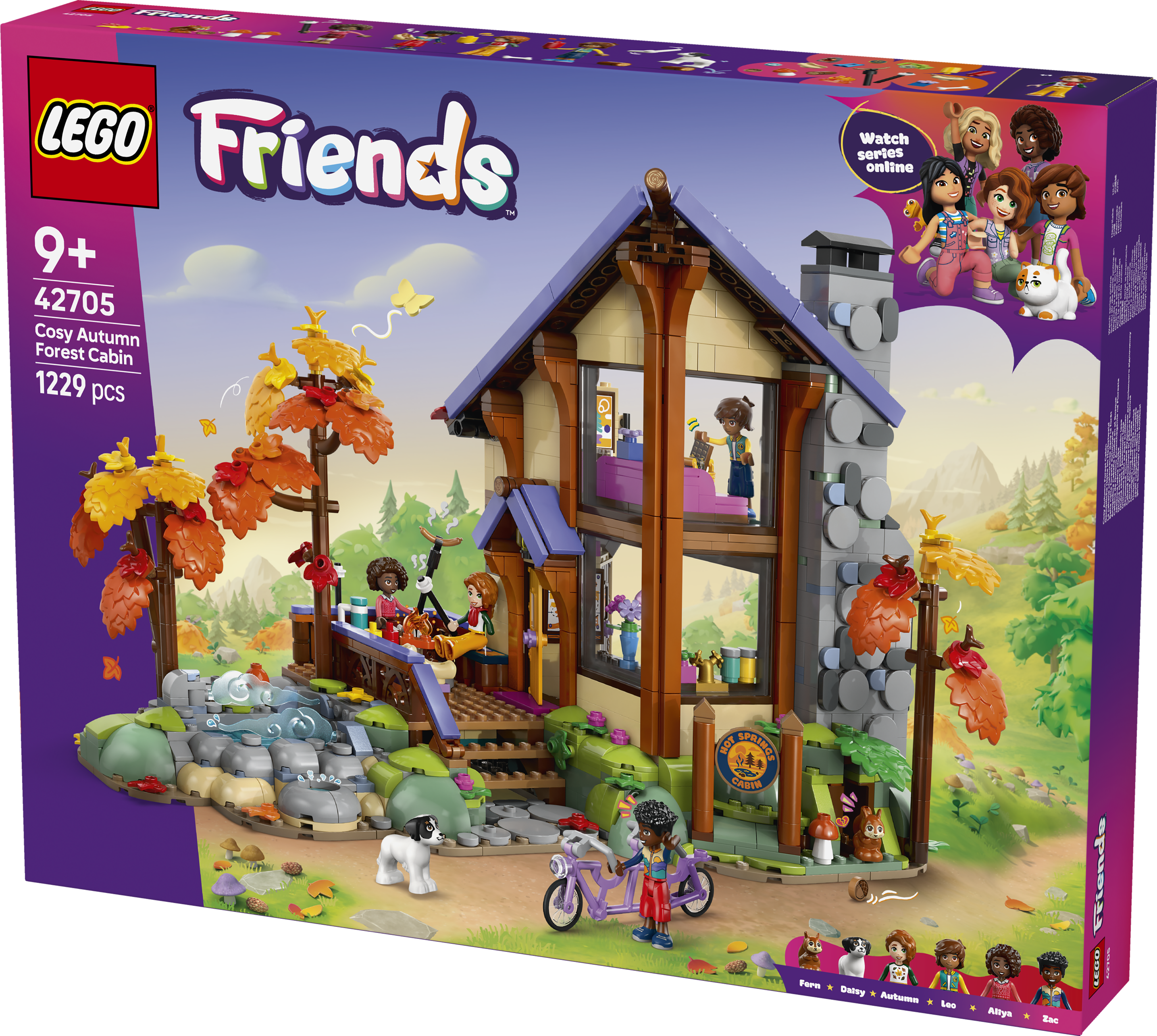 LEGO® Friends 42705 Útulná chata v podzimním lese
