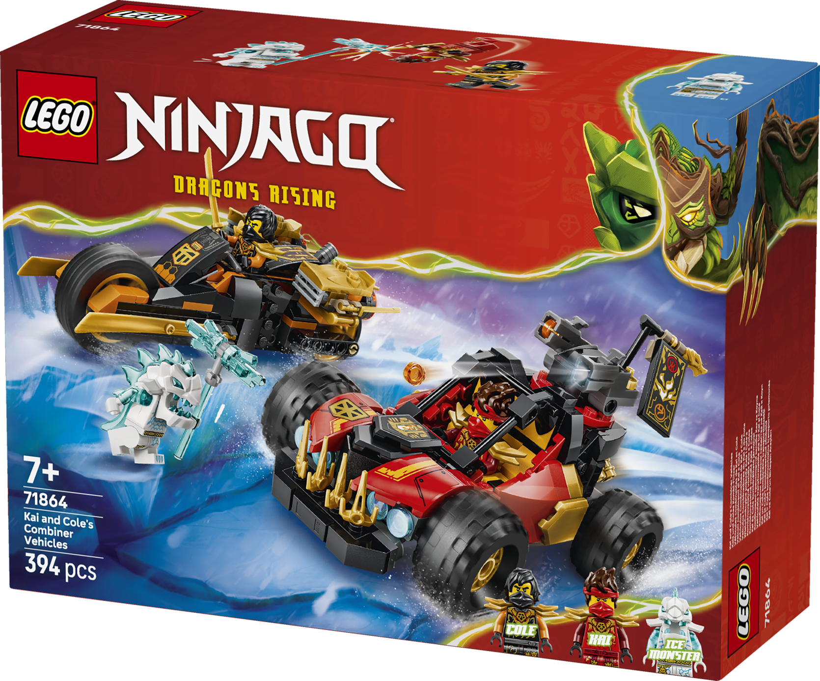 LEGO® NINJAGO 71864 Kombinovatelná vozidla Kaie a Colea