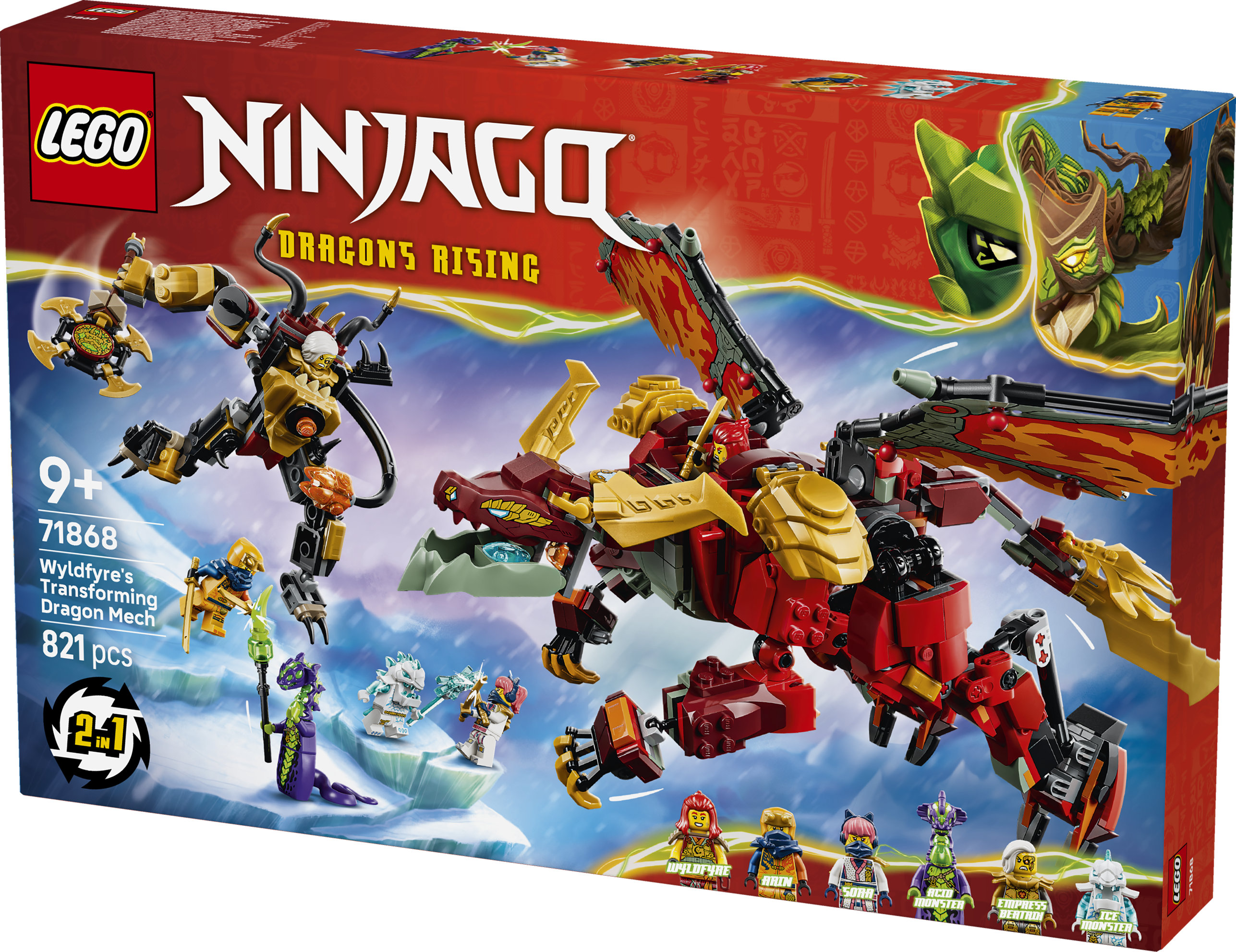LEGO® NINJAGO 71868 Wyldfyre a transformační dračí oblek