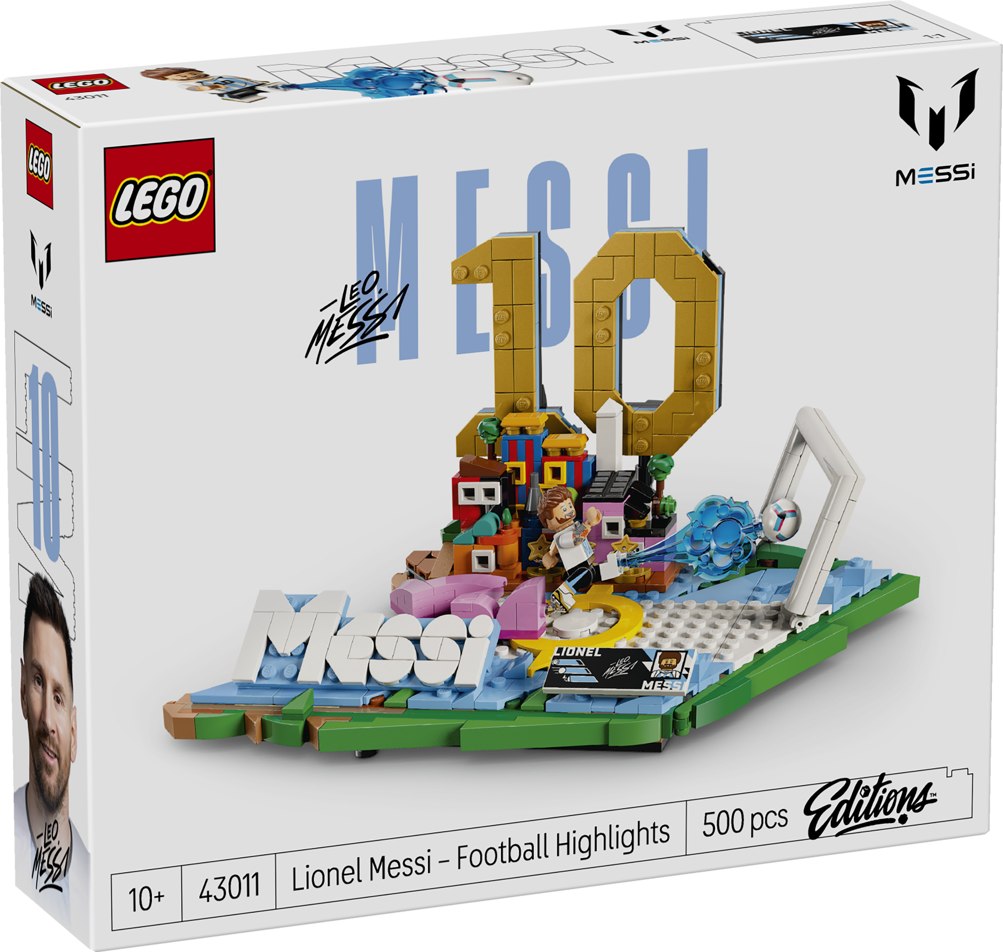 LEGO® Editions 43011 Lionel Messi – Hvězdné momenty fotbalu