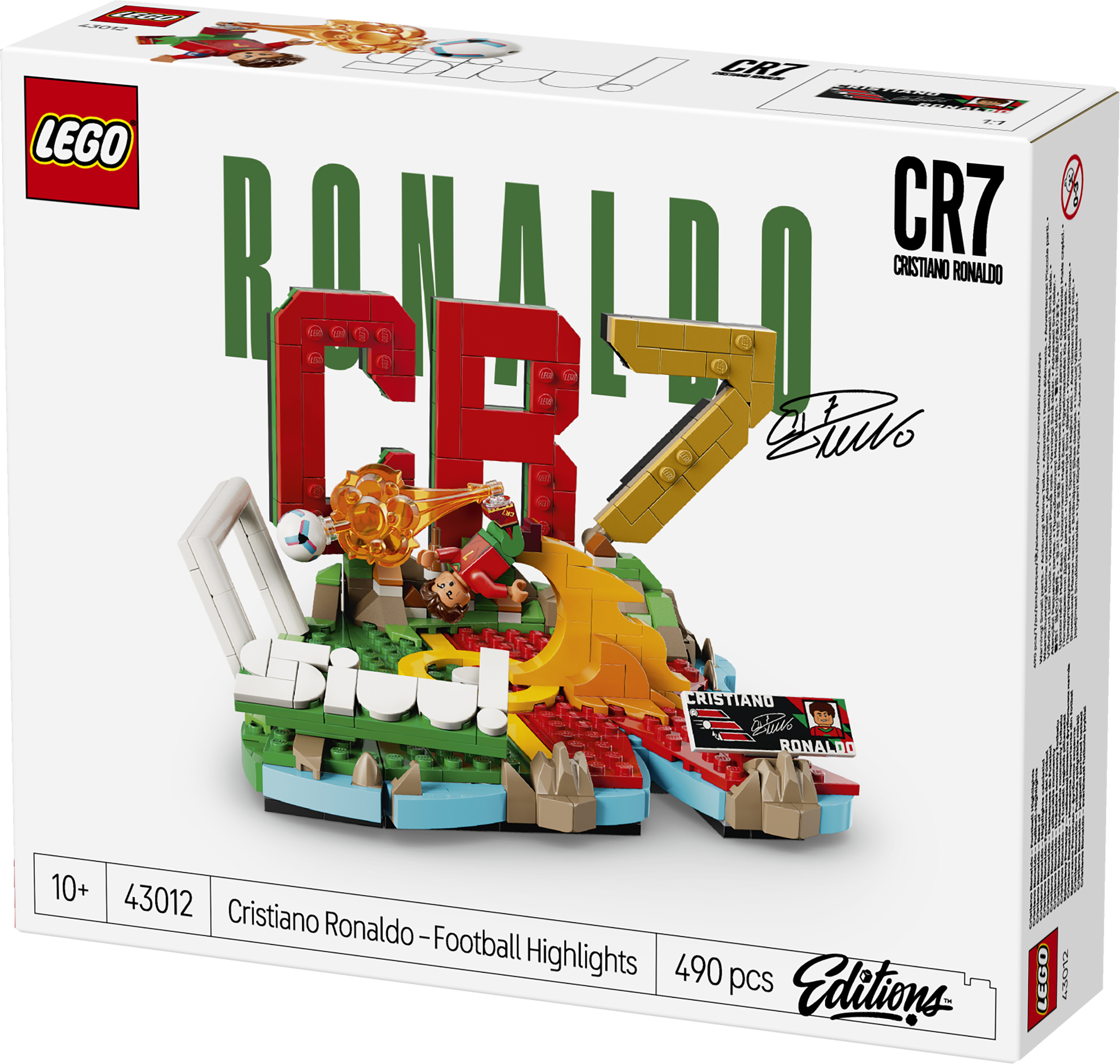 LEGO® Editions 43012 Cristiano Ronaldo – Hvězdné momenty fotbalu