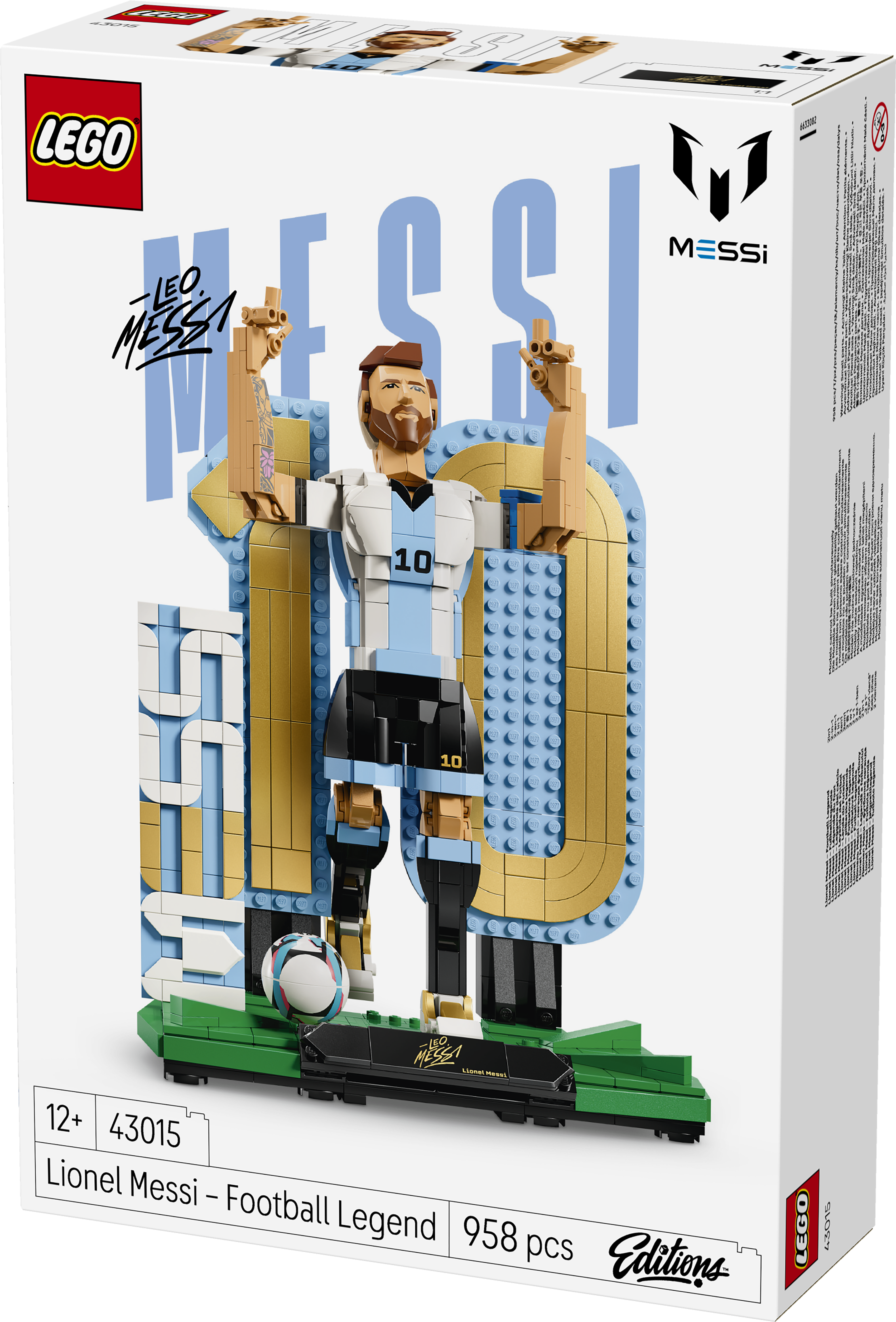 LEGO® Editions 43015 Lionel Messi – Fotbalová legenda
