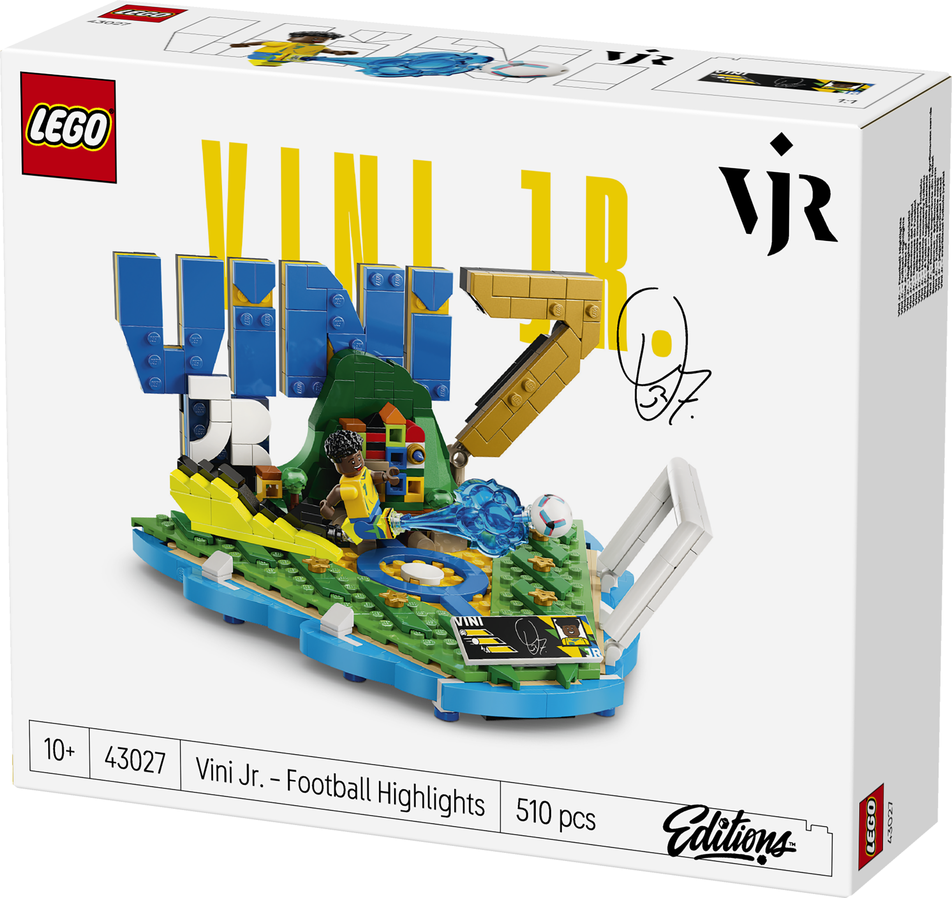 LEGO® Editions 43027 Vini Jr. – Hvězdné momenty fotbalu