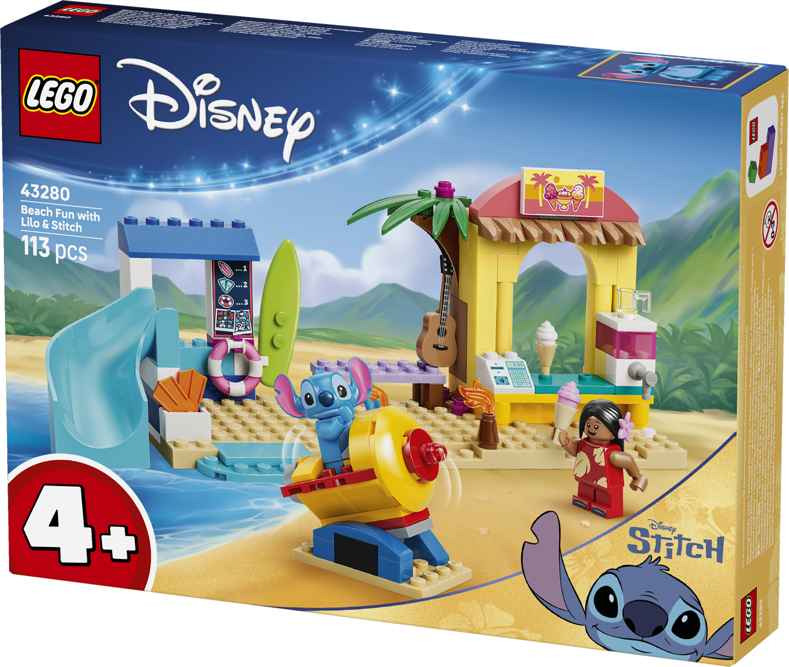 LEGO® Disney Classic 43280 Zábava na pláži s Lilo a Stitchem