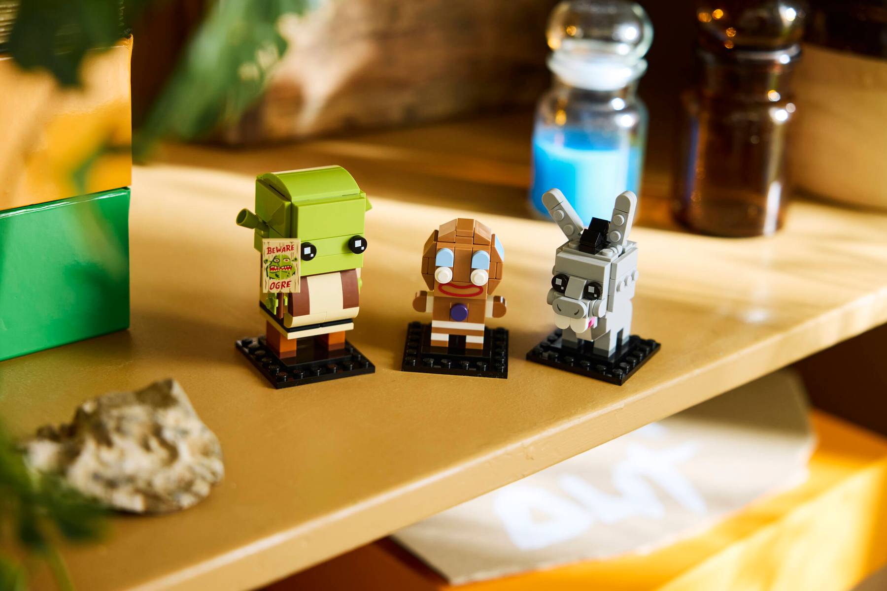 LEGO® BrickHeadz™ 40923 Figurky: Shrek, Oslík a Perníček