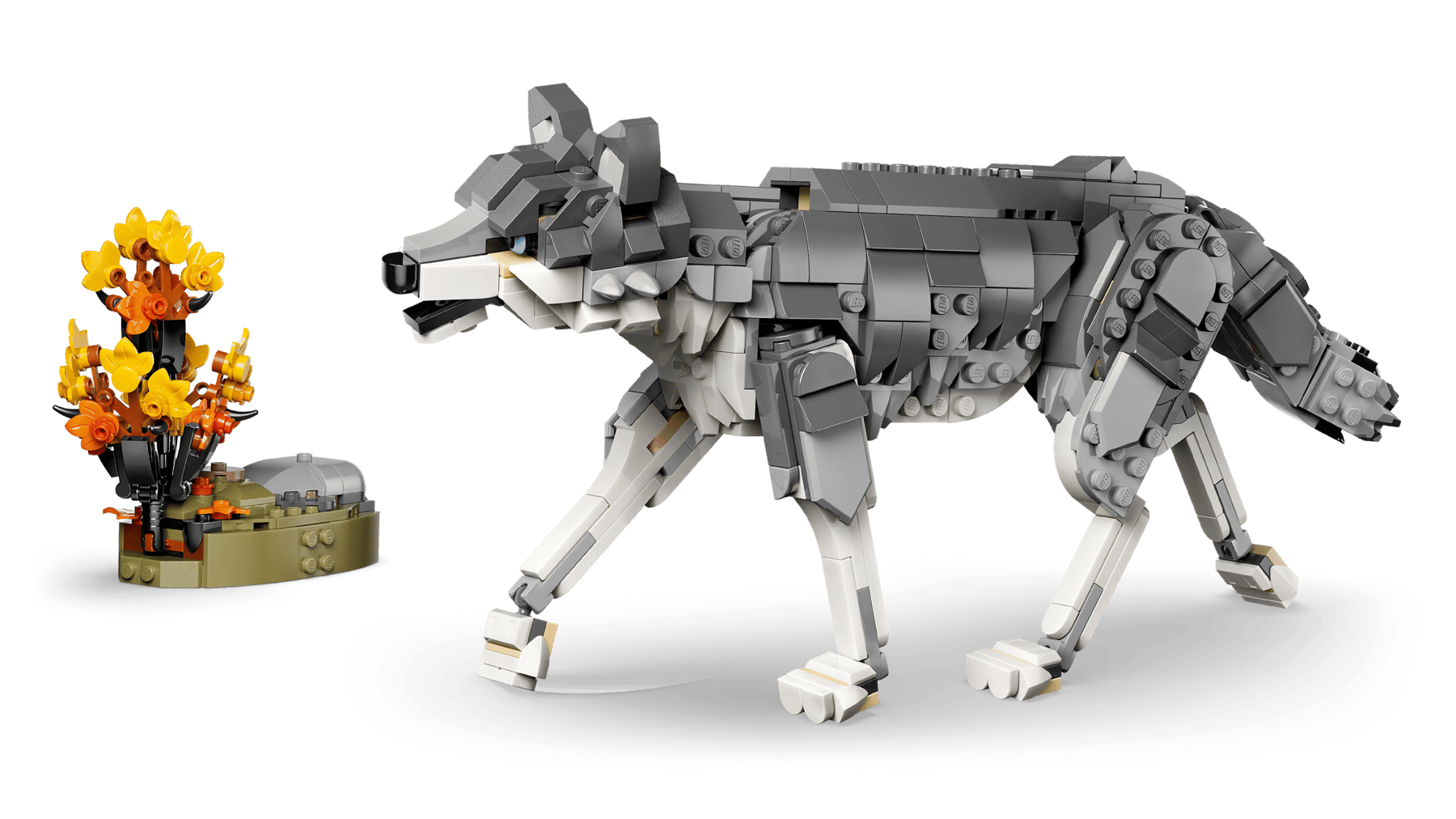 LEGO® CREATOR 31393 Lesní zvířata: Šedý vlk