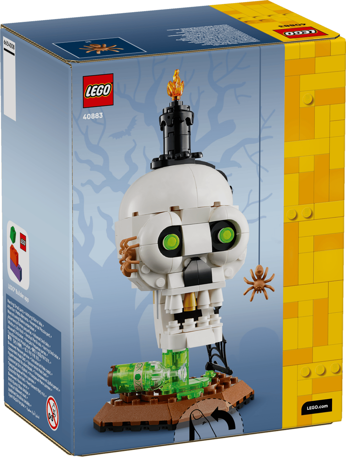 LEGO® 40883 Halloweenská svíčka ve tvaru lebky