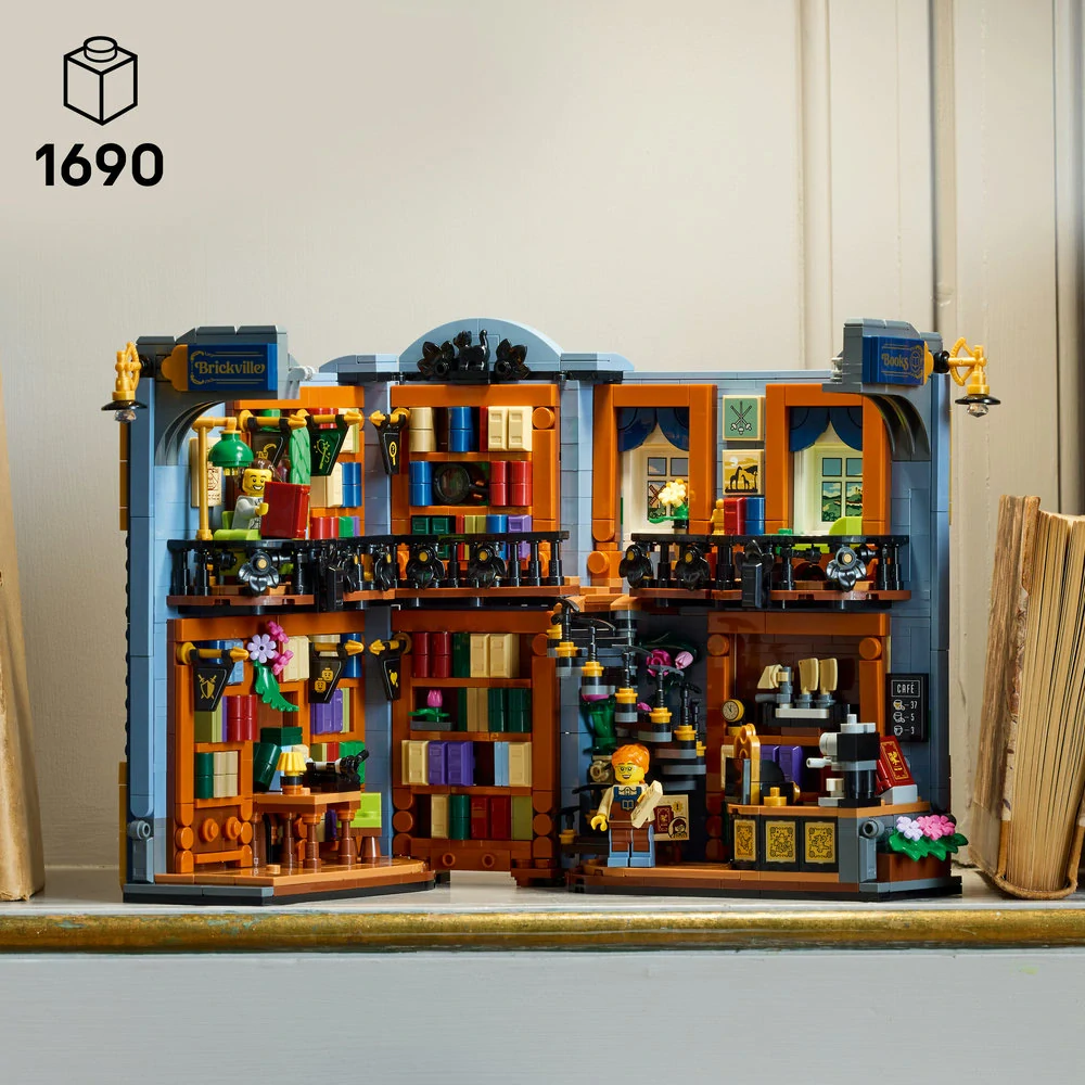 LEGO® Icons 11379 Knižní zarážka: Knihkupectví