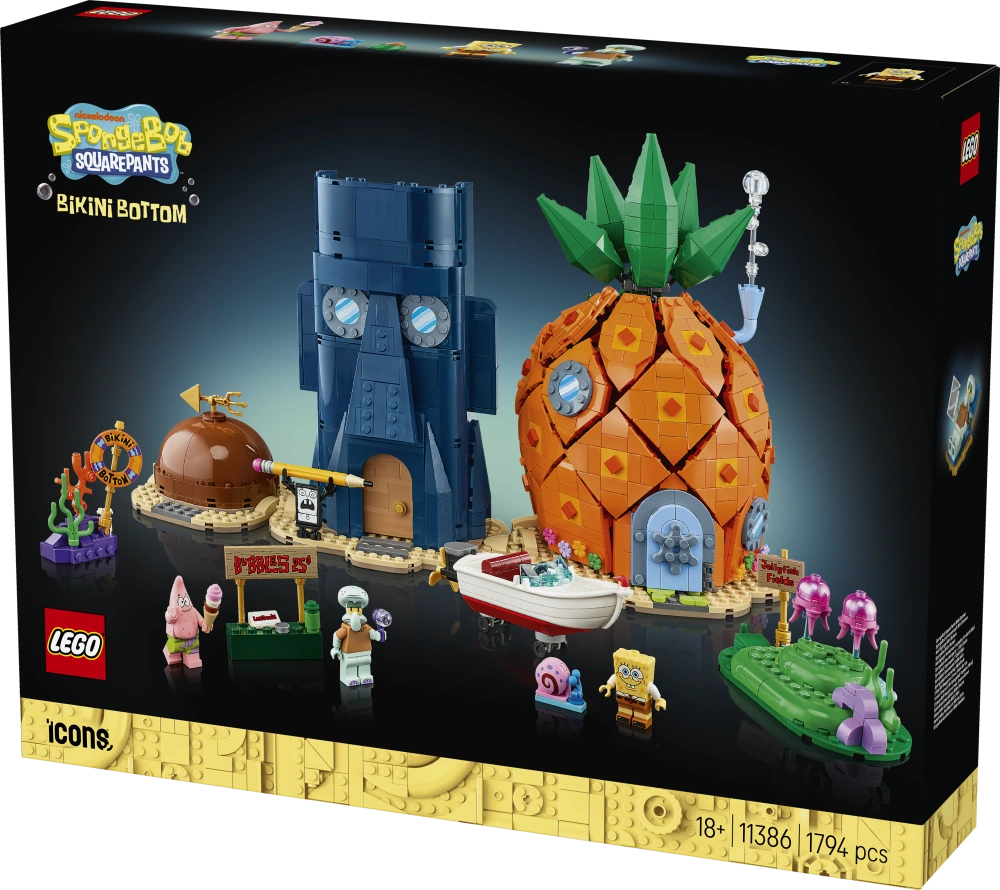 LEGO® Icons 11386 Spongebob v kalhotách: Zátiší Bikin