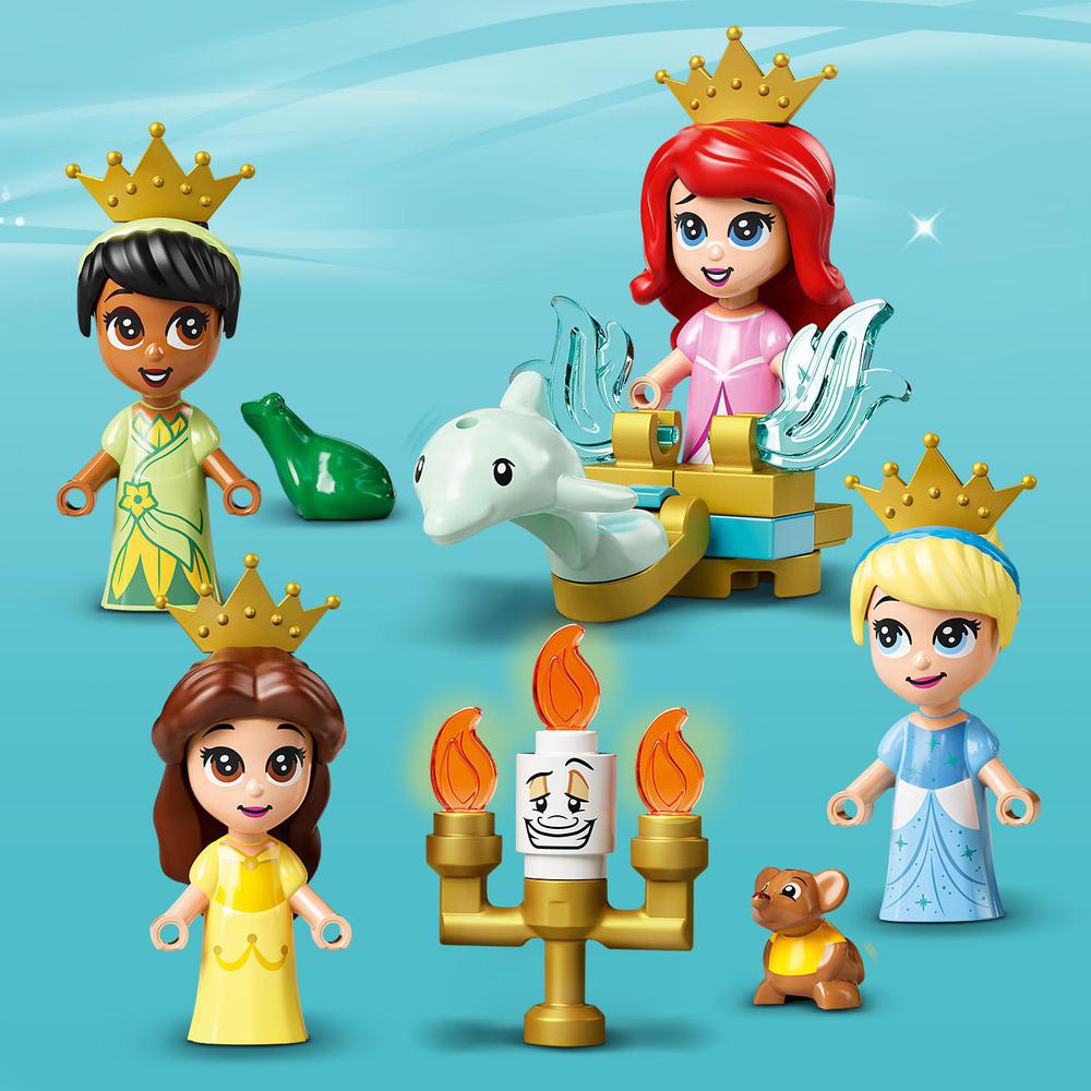 LEGO® I Disney Princess™ 43193 Ariel, Kráska, Popelka a Tiana a jejich pohádková kniha dobrodružství
