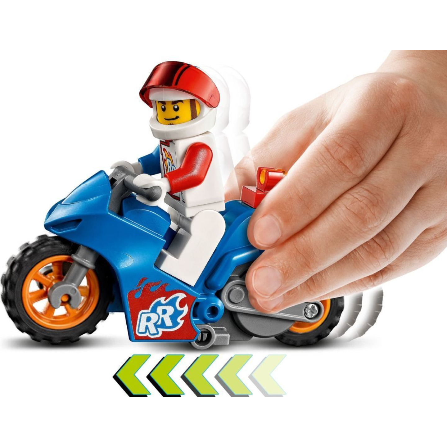 LEGO® CITY 60298 Kaskadérská motorka s raketovým pohonem