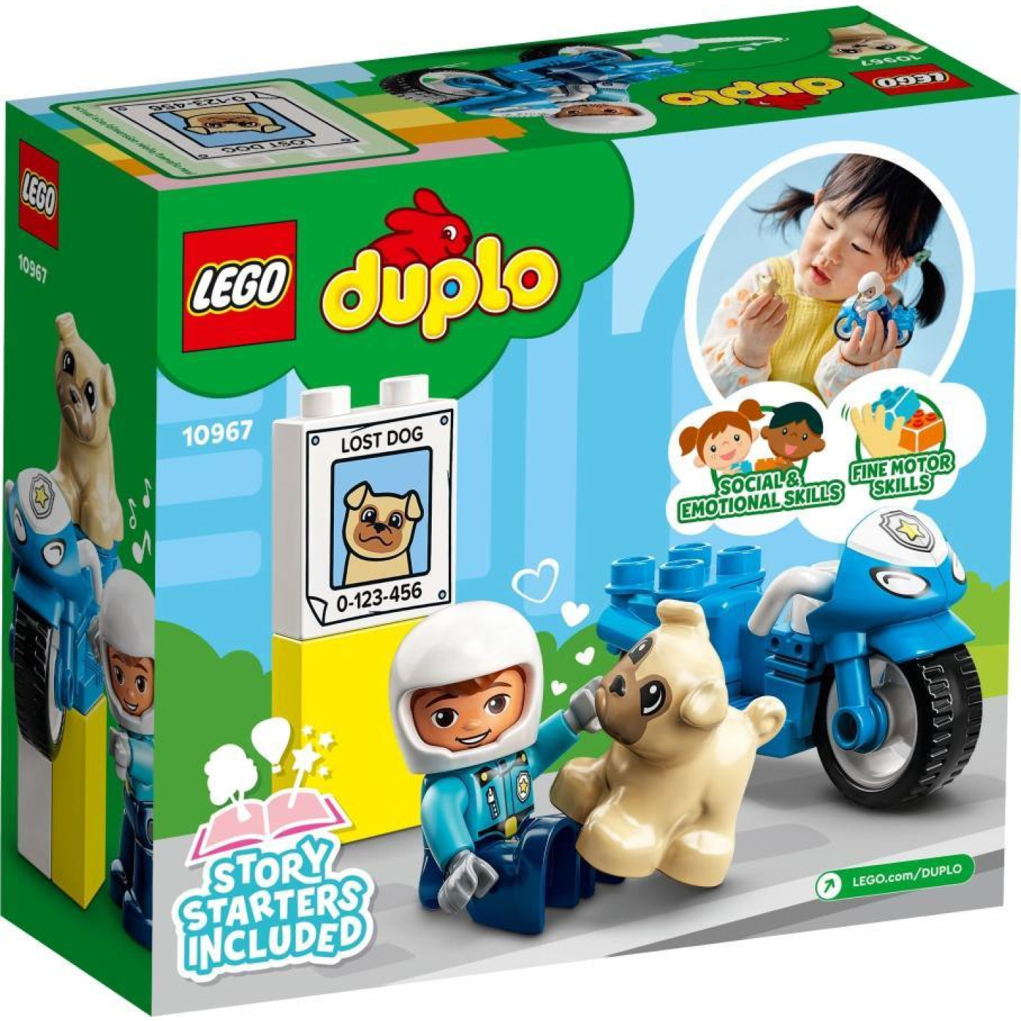 LEGO® DUPLO® 10967 Policejní motorka