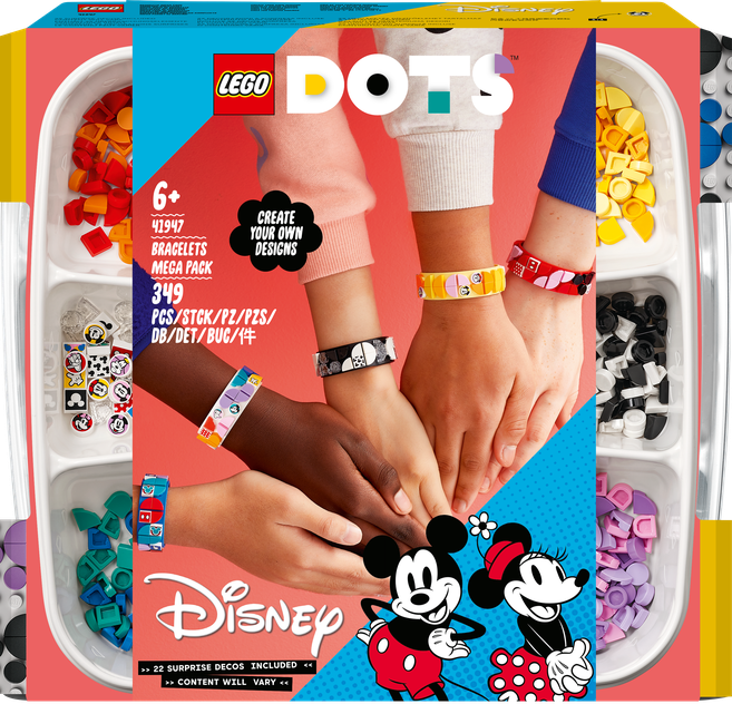 LEGO® DOTS™ 41947 Mega balení náramků – Mickey a přátelé