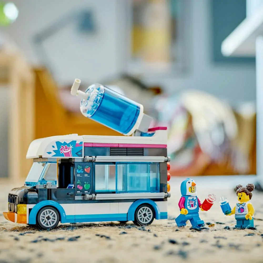 LEGO® CITY 60384 Tučňáčí dodávka s ledovou tříští
