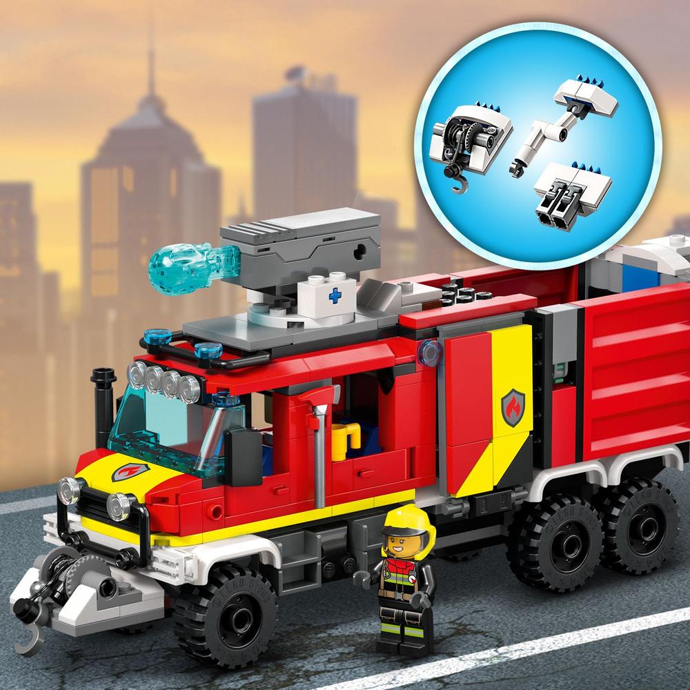 LEGO® CITY 60374 Velitelský vůz hasičů - poničený box