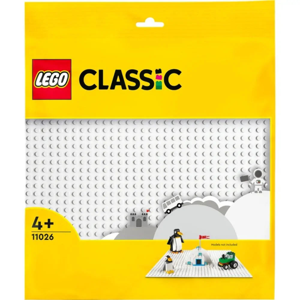 LEGO® Classic 11026 Bílá podložka na stavění 32 x 32 výstupků