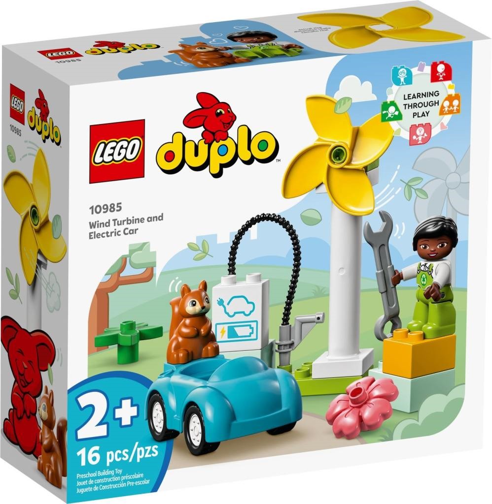 LEGO® DUPLO® 10985 Větrná turbína a elektromobil