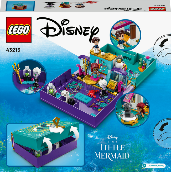 LEGO® Disney 43213 Malá mořská víla a její pohádková kniha