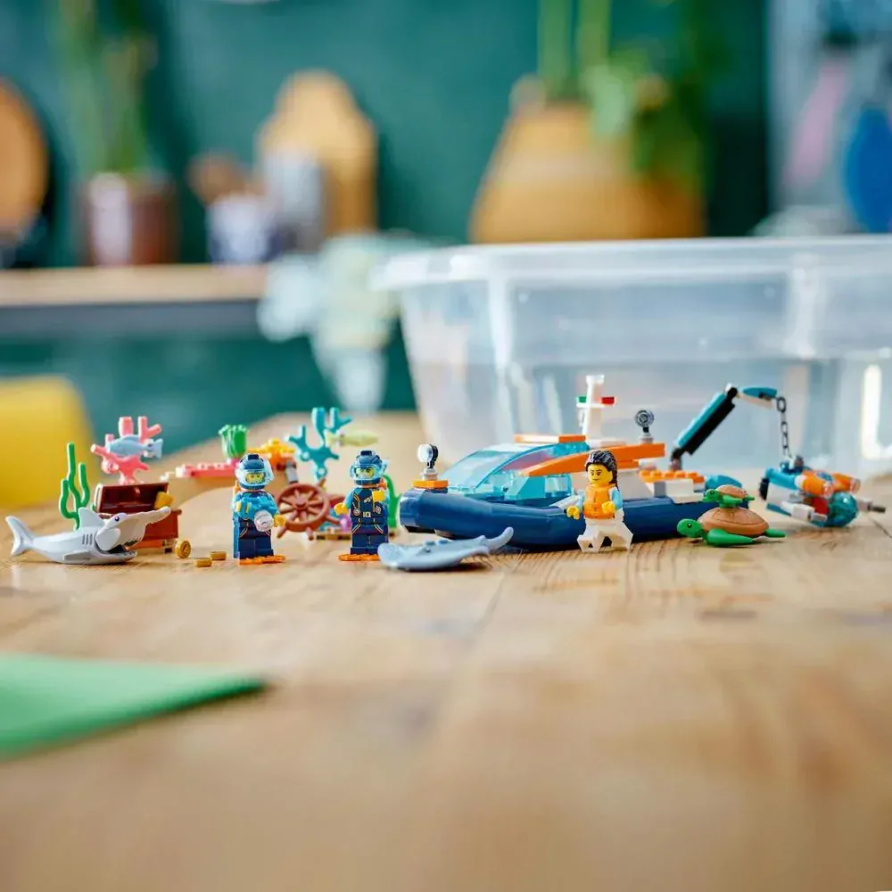 LEGO® CITY 60377 Průzkumná ponorka potápěčů