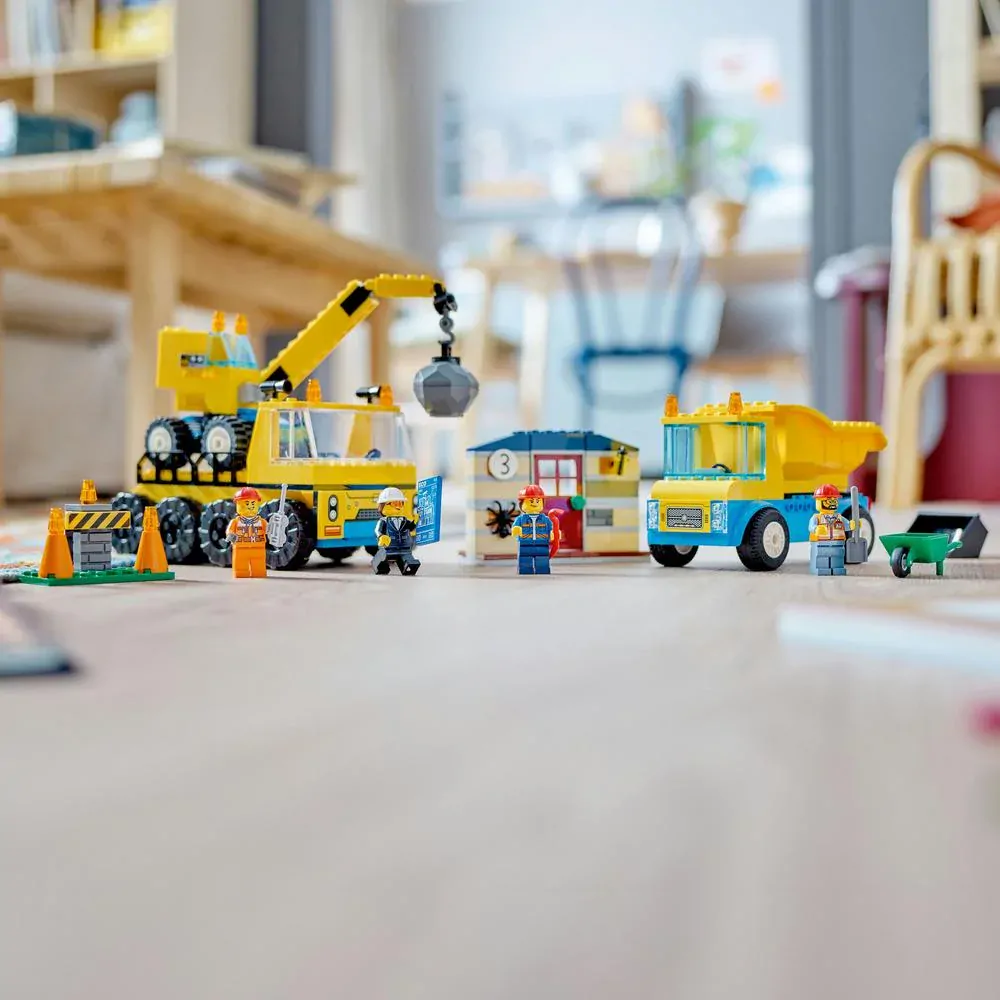 LEGO® CITY 60391 Vozidla ze stavby a demoliční koule