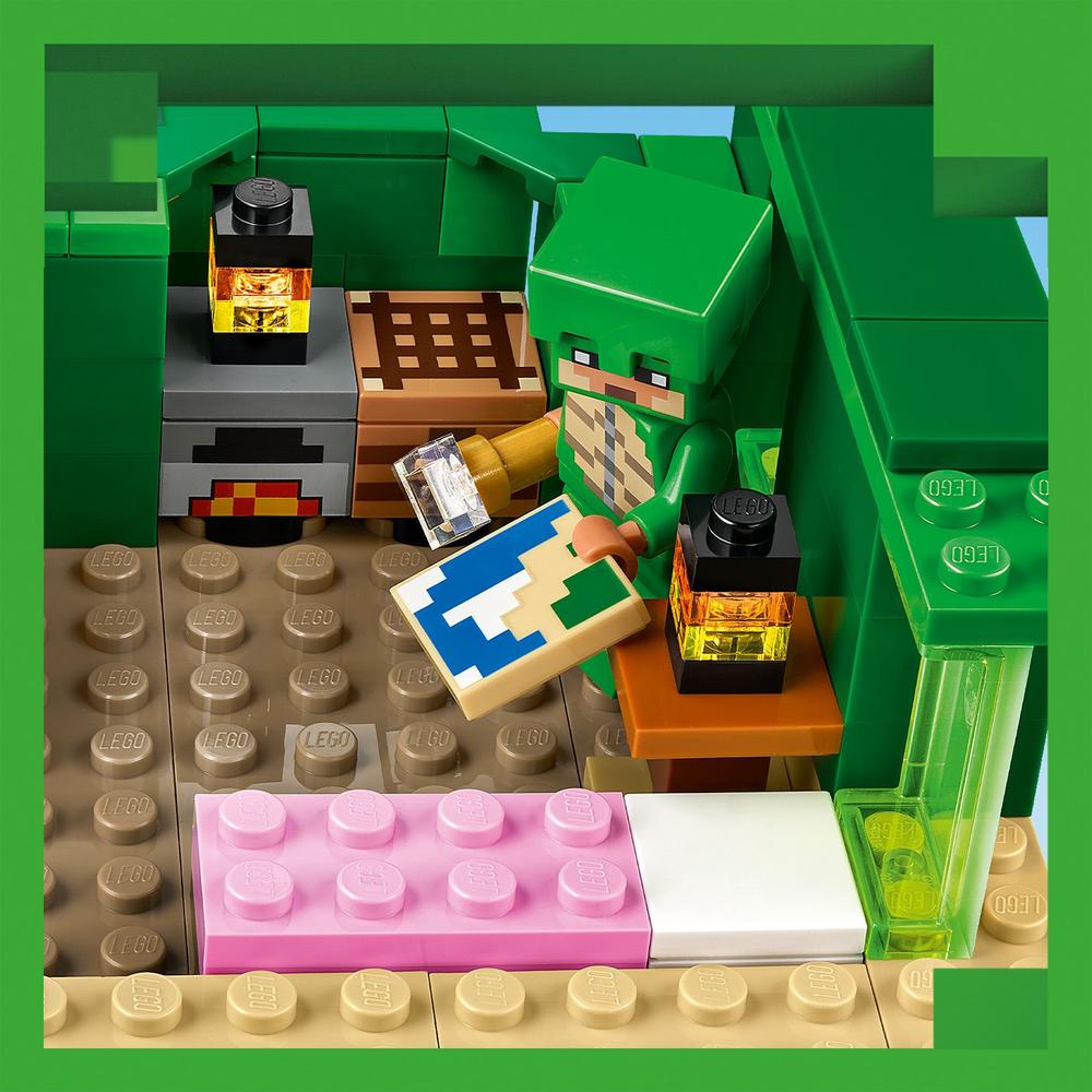 LEGO® Minecraft® 21254 Želví domek na pláži