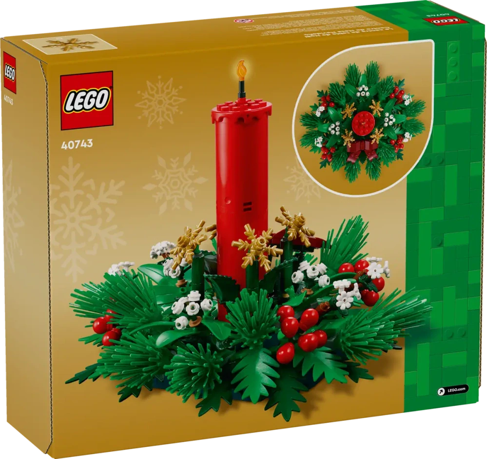 LEGO® 40743 Vánoční dekorace na stůl