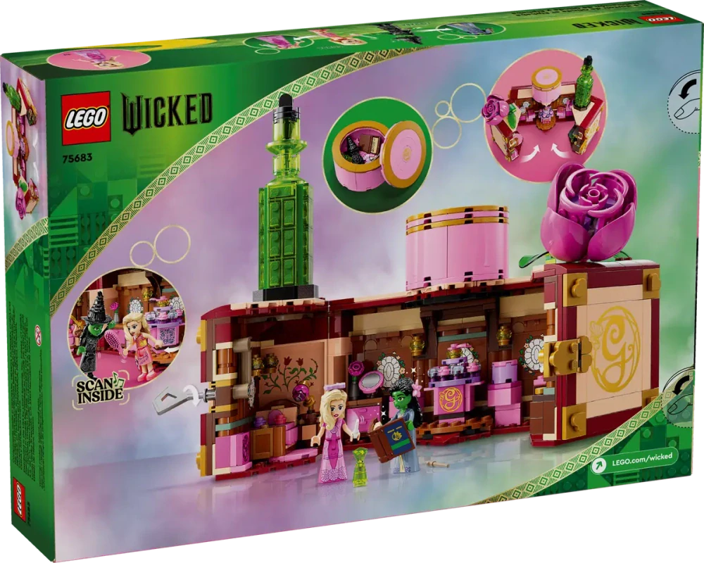 LEGO® Wicked 75683 Studentská kolej Glindy a Elphaby