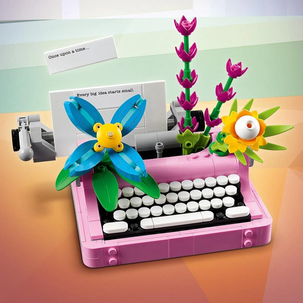 LEGO® Creator 3v1 31169 Psací stroj s květinami