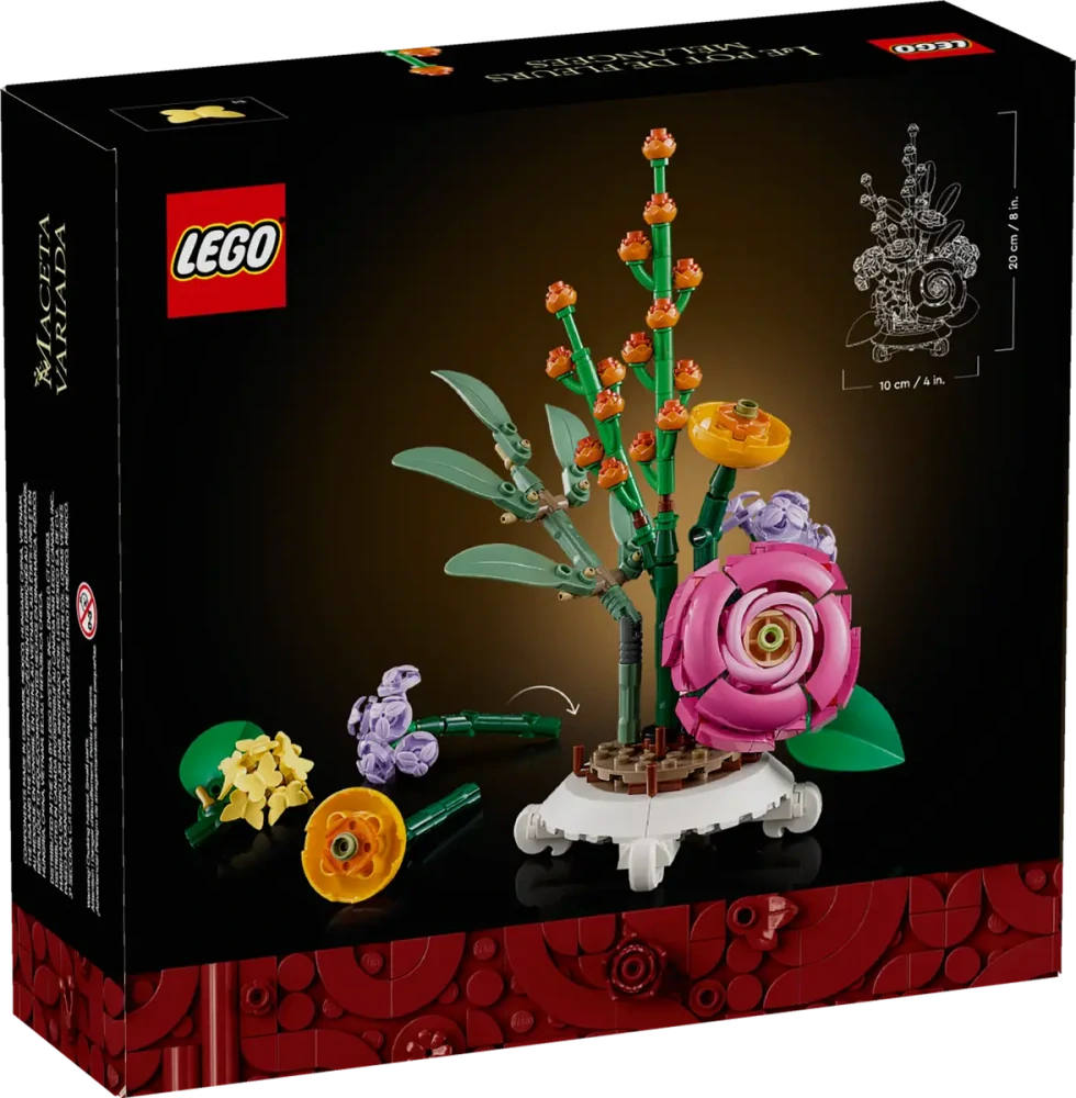 LEGO® Botanicals 40762 Květináč s mixem květin