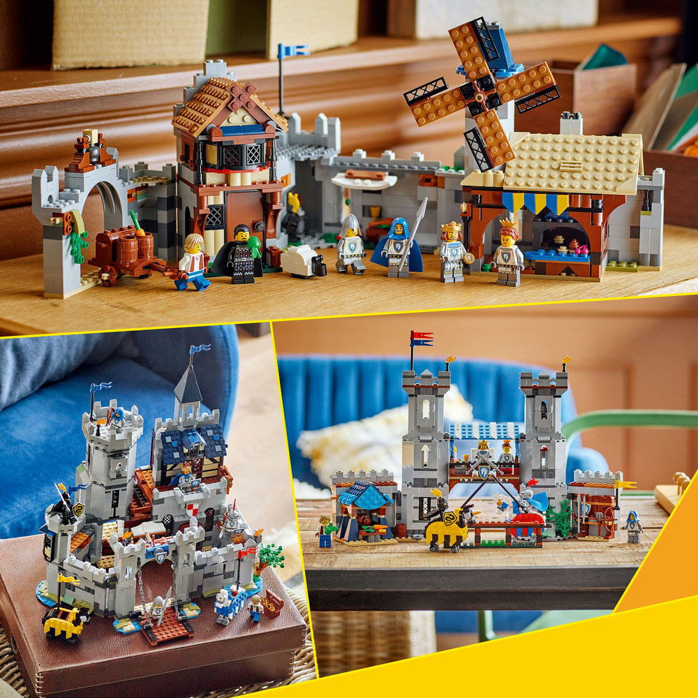 LEGO® Creator 3 v 1 31168 Středověký hrad a rytíři na koních