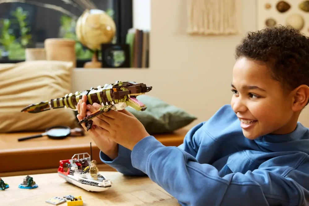 LEGO® Jurassic World 76974 Mise na lodi s mosasaurem