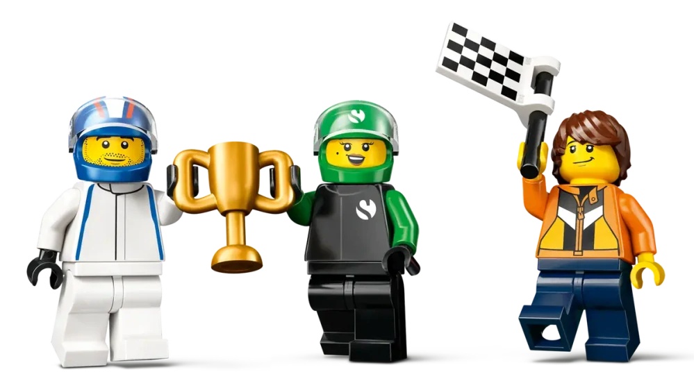 LEGO® City 60474 Padok F1 s formulemi VCARB a Sauber