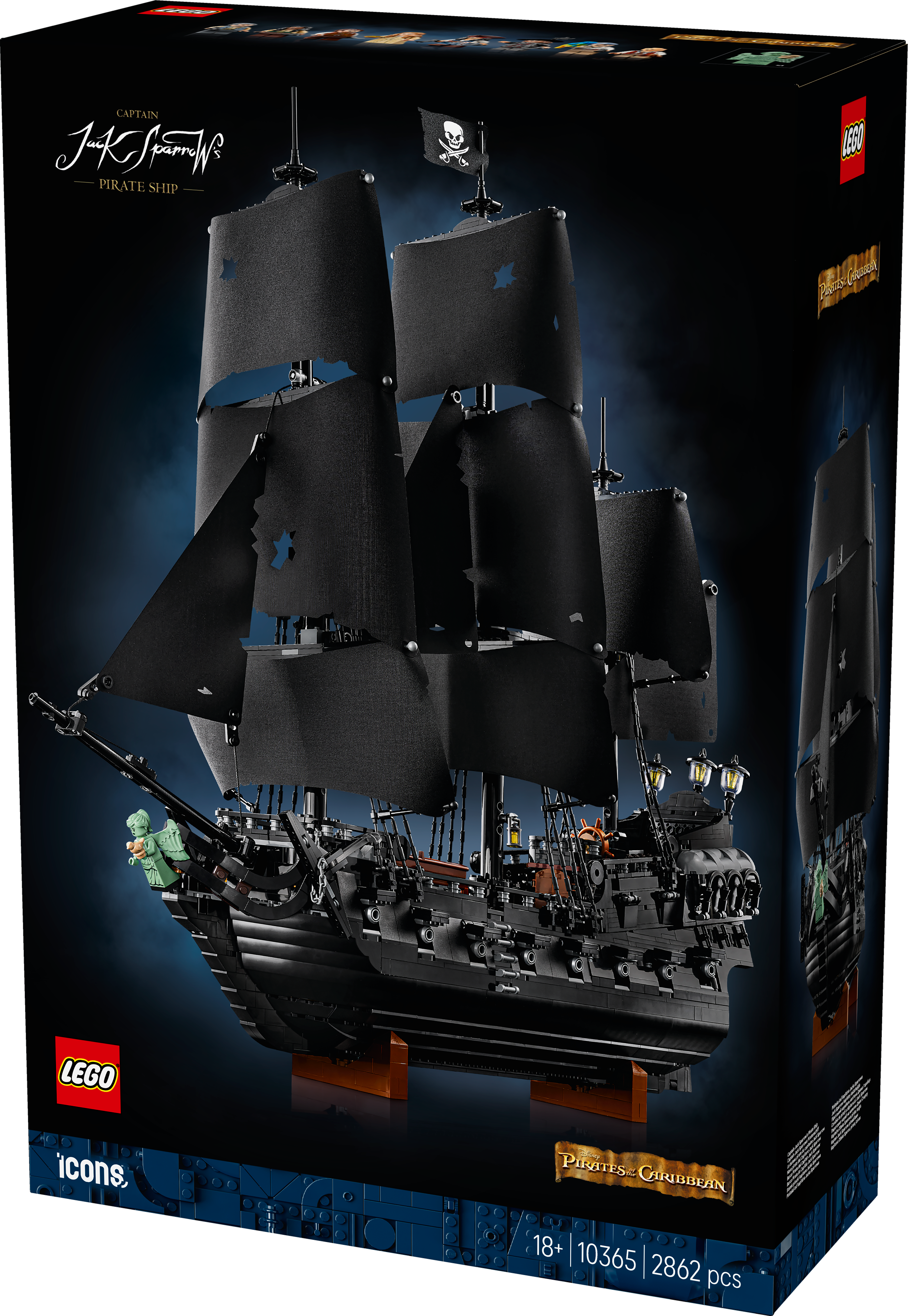 LEGO® Icons 10365 Pirátská loď kapitána Jacka Sparrowa