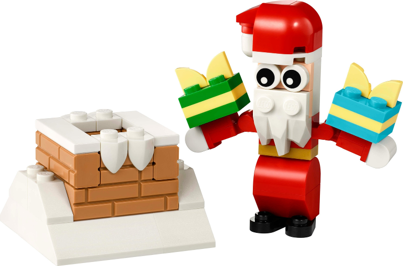 LEGO® 30692 CREATOR Santa u komína - vánoční zábava