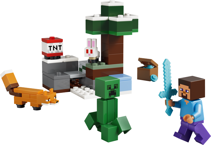 LEGO® Minecraft® 21583 Steve a dobrodružství v tajze