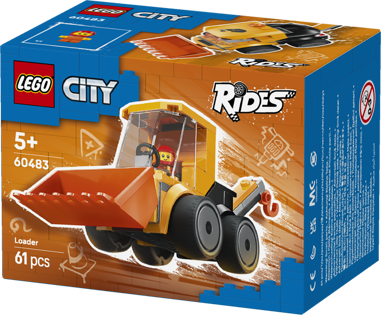 LEGO® City 60483 Autíčka – Stavební nakladač