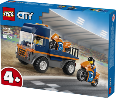LEGO® City 60491 Kamion na přepravu motorek