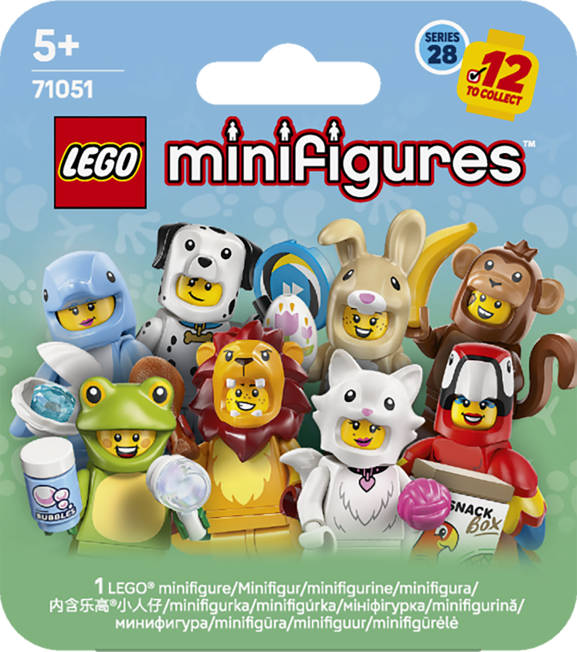 LEGO® Minifigurky 71051 28. série – zvířata - Originální box 24 ks minifigurek