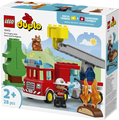 LEGO® DUPLO® 10473 Hasičské auto s hadicí a hasičem