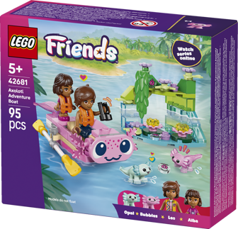 LEGO® Friends 42681 Dobrodružný člun s axolotly
